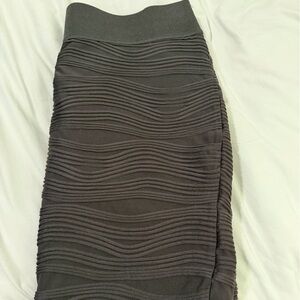 Maurices Black Textured Pencil Skirt